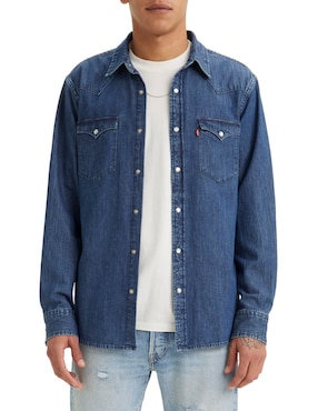 Sobrecamisa casual Levi´s de algodón manga larga para hombre