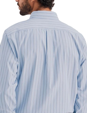 Camisa bussines casual Dockers de algodón manga larga para hombre