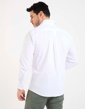 Camisa business casual Yale de algodón manga larga para hombre