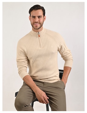 Suéter Yale cuello alto para hombre