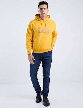 Jeans slim deslavado para hombre