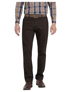 Pantalón chino recto Lee de gabardina para hombre