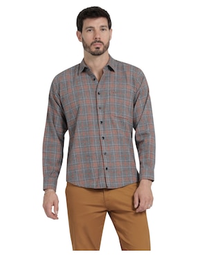 Camisa casual Lee manga larga para hombre
