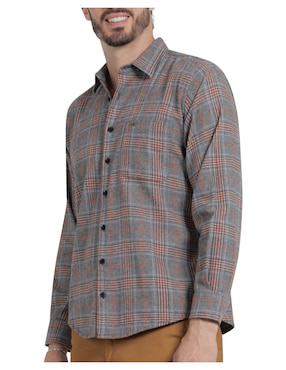 Camisa casual Lee manga larga para hombre