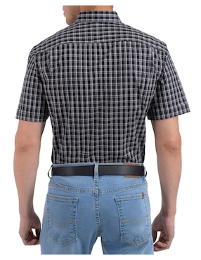 Camisa casual Yale de algodón manga corta para hombre