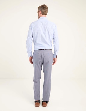 Pantalón de vestir straight Yale de algodón para hombre