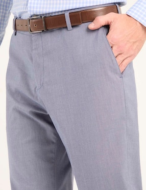 Pantalón de vestir straight Yale de algodón para hombre