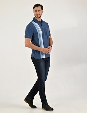 Playera tipo polo Yale Yale para hombre