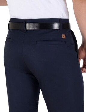 Pantalón casual Slim Yale de gabardina para hombre