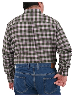 Camisa casual Yale Plus manga larga para hombre