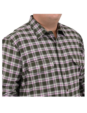 Camisa casual Yale Plus manga larga para hombre