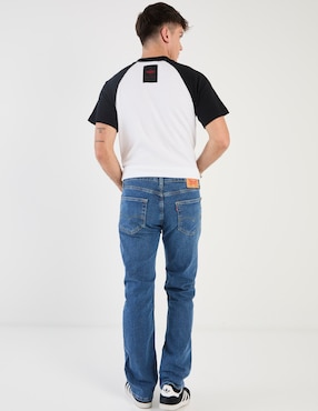 Jeans bota Levi´s lavado whisker para hombre