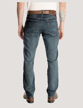 Jeans straight Lee deslavado para hombre
