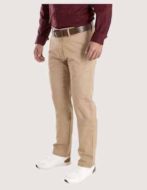 Pantalón chino recto Lee de gabardina para hombre