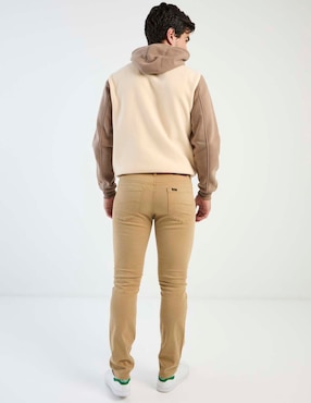 Pantalón casual slim Lee de algodón para hombre