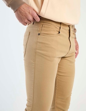 Pantalón casual slim Lee de algodón para hombre