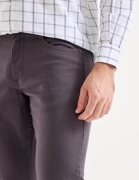 Pantalón casual slim Lee de algodón para hombre