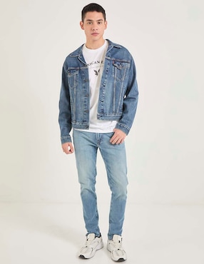 Chamarra denim Levi´s de mezclilla para hombre