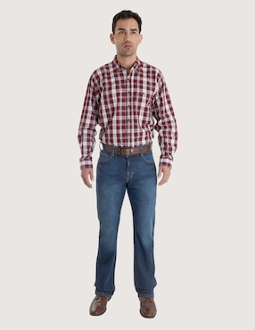 Jeans bota Lee lavado obscuro para hombre