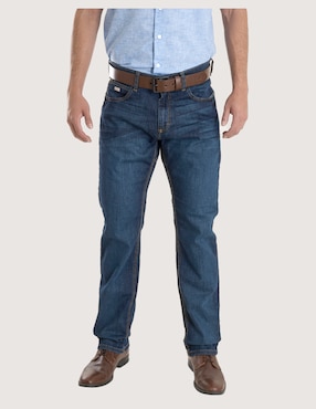 Jeans relaxed straight Lee deslavado para hombre