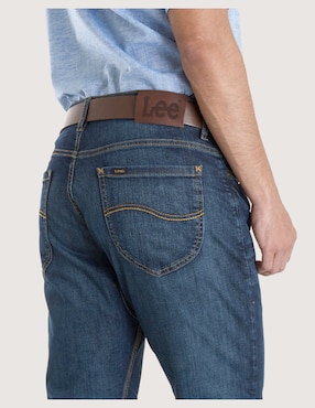 Jeans relaxed straight Lee deslavado para hombre