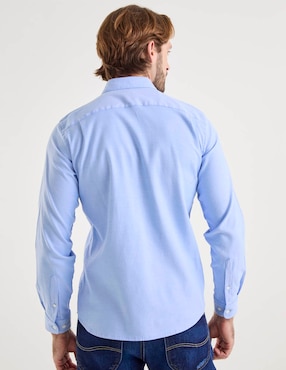Camisa casual Lee manga larga para hombre