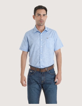 Camisa casual Lee manga corta para hombre