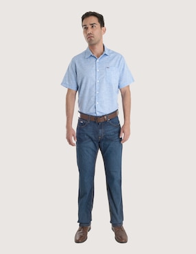 Camisa casual Lee manga corta para hombre