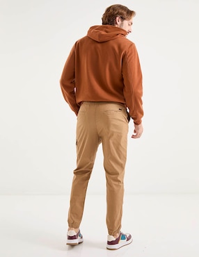 Pantalón jogger straight Lee de gabardina para hombre