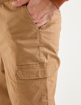 Pantalón jogger straight Lee de gabardina para hombre