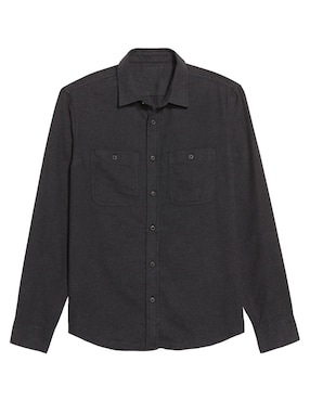 Camisa casual Old Navy de algodón manga larga para hombre