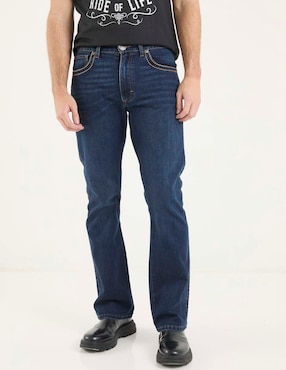 Jeans slim Wrangler lavado stone wash para hombre
