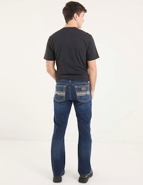 Jeans slim Wrangler lavado stone wash para hombre