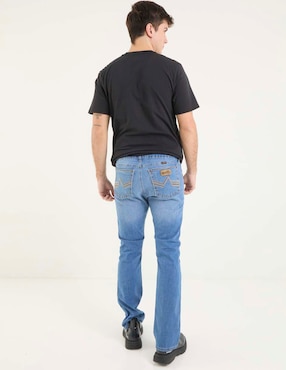 Jeans slim Wrangler lavado claro para hombre