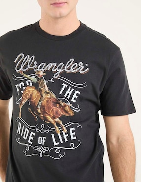 Playera Wrangler cuello redondo para hombre