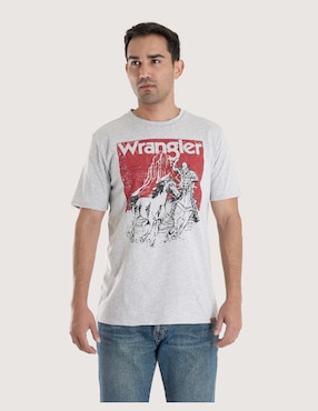 Playera Wrangler cuello redondo para hombre
