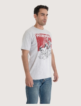 Playera Wrangler cuello redondo para hombre
