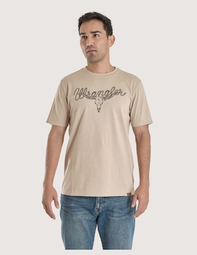 Playera Wrangler cuello redondo para hombre