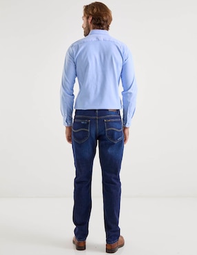 Jeans relaxed slim Lee deslavado para hombre