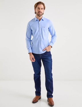 Jeans relaxed slim Lee deslavado para hombre