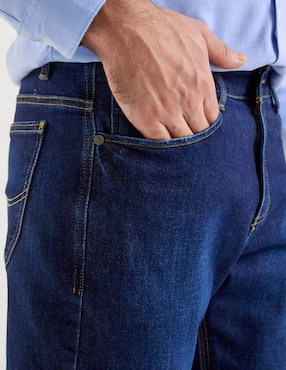 Jeans relaxed slim Lee deslavado para hombre