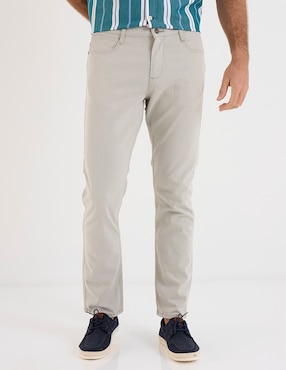 Pantalón chino recto Lee de gabardina para hombre