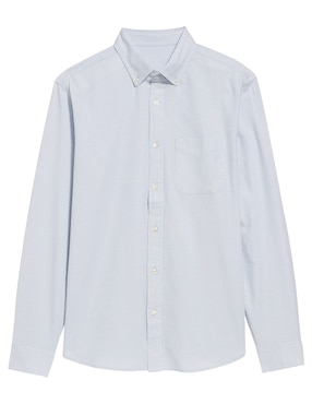 Camisa casual Old Navy de algodón manga larga para hombre