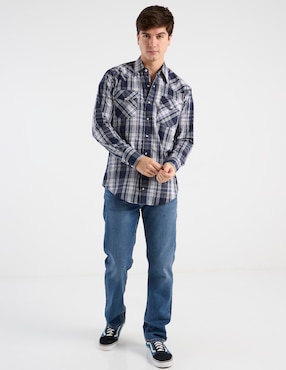 Jeans straight Levi's 514 lavado medio para hombre