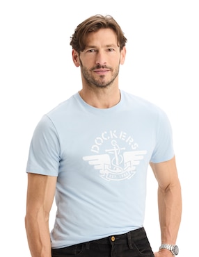 Playera Dockers cuello redondo para hombre