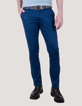 Pantalón slim Lee de gabardina para hombre