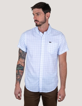 Camisa casual Lee manga corta para hombre