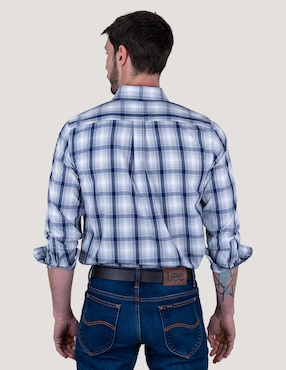 Camisa casual Lee manga larga para hombre