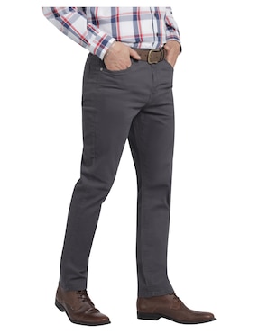 Pantalón casual slim Lee de gabardina para hombre