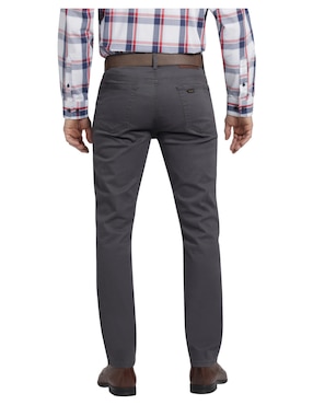 Pantalón casual slim Lee de gabardina para hombre